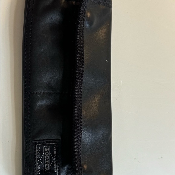 Black Supple Leather Long Wallet Porter High Quality Made In Japan NWOT New - Picture 10 of 11